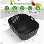 19x14x7cm Accessoires pour Ninja Double Stack XL 9.5L SL400EU (SL400UK/AF400UK/AF300U
