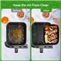 VINATO Moules Silicone Air Fryer 2 Pièces, 19x14x7cm Accessoires pour Ninja Double Stack XL 9.5L SL400EU (SL400UK/AF400UK/AF300U