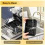 Cozary Moule Air Fryer Accessoires pour Ninja AF400EU, AF451EU & AF500EU – Silicone Moule Gaufres pour Gaufres, Compatible Four 