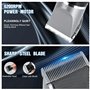 Cozary Tondeuse Barbe Homme, Tondeuse Cheveux Hommes, Rasoir Electriques Hommes avec Écran LED, Recharge USB, 4 Peignes de Guida