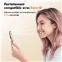 UNBREAKcable Verre Trempé pour iPhone 15 Pro [Pack de 2], HD Transparent Film Protection Écran, Cadre d'installation facile, San