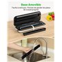Machine Sous Vide Alimentaire 5 en 1 avec Couteau de Coupe, 75kpa Machine Appareil Sous Vide Alimentaire avec Mode Sec et Humide