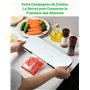 Machine Sous Vide Alimentaire 5 en 1 avec Couteau de Coupe, 75kpa Machine Appareil Sous Vide Alimentaire avec Mode Sec et Humide