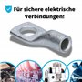 Lot de 10 cosses tubulaires Cembre A2-M6 10 mm² M6 I Cosse de câble en cuivre non isolée | Jeu de cosses à anneau | Borne de con