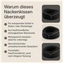 KÖ-Hair Coussin pour la Nuque | Idéal après Une Transplantation Capillaire ou pour Voyager en Voiture ou en Avion | Contient des