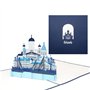 Carte pop-up « Helsinki - Finlande » - Carte de vœux 3D comme invitation, carte postale, souvenir, bon d'achat et article de fan