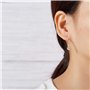 Boucles d'oreilles en forme de gouttes avec pochette