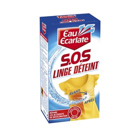‎Eau Ecarlate Accident de Décoloration – Sos Linge Déteint Rénovateur Poudre (200g) – Répare les accidents de décoloration et ra