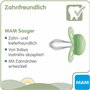 MAM Sucette « Skin Soft » en silicone pour nouveau-nés et prématurés de 0 à 2 mois Lot de 4 sucettes pour garçons avec 2 boîtes 
