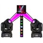 PARTY LIGHT - 2 Lyres DMX GOBOS puissantes et rapdes multi-couleurs PA DJ SONO Disco-mobile Bar Club