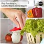 OTOTO Fun Guy Désodorisant pour réfrigérateur – Éliminateur d'odeurs de réfrigérateur de qualité alimentaire – Passe au lave-vai