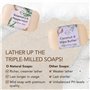 O Naturals Coffret Savon Naturel (6 Pièces De Solide) Cadeau Fête des Mères - Hydratants, Exfoliants & Apaisants - Bio Aux Huile