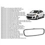 Rétroviseur Intérieur de Voiture Rétroviseur Intérieur Automobile 85101 3X100 Universel pour Accent Elan