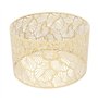 Oumefar Abat-jour Lumière Abat-jour Moderne Style Simple Décoration de la Maison pour Ampoules E14 E27 (Doré)