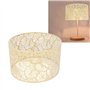 Oumefar Abat-jour Lumière Abat-jour Moderne Style Simple Décoration de la Maison pour Ampoules E14 E27 (Doré)