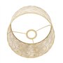 Oumefar Abat-jour Lumière Abat-jour Moderne Style Simple Décoration de la Maison pour Ampoules E14 E27 (Doré)