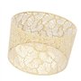Oumefar Abat-jour Lumière Abat-jour Moderne Style Simple Décoration de la Maison pour Ampoules E14 E27 (Doré)