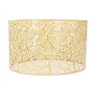 Oumefar Abat-jour Lumière Abat-jour Moderne Style Simple Décoration de la Maison pour Ampoules E14 E27 (Doré)