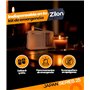 Zilon Radio à Piles et 220 V Portable Transistor Rétro Vintage FM/AM Analogique Kit d’Urgence avec Prise Casque Facile à Utilise