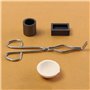 MASUNN Coupe Crucible en Graphite 16Oz + Tongs + 1 Pot De Fusion + Fonderie De Lingots