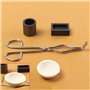 MASUNN Coupe Crucible en Graphite 16Oz + Tongs + 1 Pot De Fusion + Fonderie De Lingots