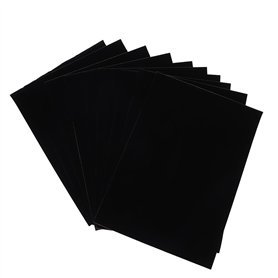 Joyzan 10Pcs Tissu Velours Noir