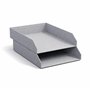 BIGSO Hakan Lot de 2 corbeilles à courrier pour Le Bureau - Compartiments de Rangement empilables pour Lettres