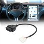 Bediffer Adaptateur OBD2, 20 Broches OBD2 Câble de Détecteur de Remplacement de Câble de Connecteur de Transfert de Diagnostic p