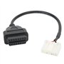 Bediffer Adaptateur OBD2, 20 Broches OBD2 Câble de Détecteur de Remplacement de Câble de Connecteur de Transfert de Diagnostic p