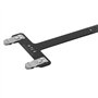Janzoom Règle de tir en Acier Inoxydable, règle d'arc Pratique et Durable pour Arc à poulies Classique(Le Noir)