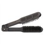 Peigne à Lisser Double Face, Pince à Lisser pour Peigne à Cheveux, Brosse Démêlante Antistatique Résistante à la Chaleur avec Po