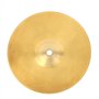 Cymbale Splash 10", Laiton Finition Traditionnelle pour Batterie Cymbales Classics Accessoire D'instrument de Musique Personnali