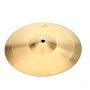 Cymbale Splash 10", Laiton Finition Traditionnelle pour Batterie Cymbales Classics Accessoire D'instrument de Musique Personnali