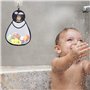 Filet Rangement Jouet Bain avec Crochet Support de Rangement Motif D'ours Bien rangé pour Salle de Bain Or