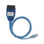 Tbest Câble D'outil de Diagnostic de Voiture, Câble K D CAN OBD2 FT232RL Puce avec Commutateur D'interface USB de Remplacement p