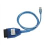 Tbest Câble D'outil de Diagnostic de Voiture, Câble K D CAN OBD2 FT232RL Puce avec Commutateur D'interface USB de Remplacement p