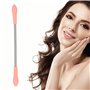 Épilateur pour Le Visage, épilateur Professionnel, épilateur à Ressort Portable en Acier Inoxydable pour Femmes, Menton, Joue, M
