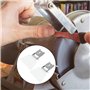 Leopacat Bouclier pour Meuleuse D'établi, Protection Oculaire Visière Machine Fixation En Acier Inoxydable Kit De Remplacement A