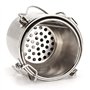 Seau de Lavage de pinceaux, rondelle Anti-Fuite en Acier, Seau hermétique de Nettoyage d'artiste avec écran filtrant Amovible, r