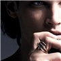 EQLEF Dragon Griffes Anneau, Hommes Gothique Anneau Sauvage Alondra Anneau Dragon Hommes Anneau (A)