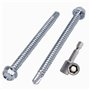 Marcopol Lot de 20 vis en acier zingué DIN 7504K 5