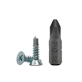 Lot de 200 vis en acier zingué DIN 7504 P 3