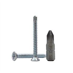 Lot de 300 vis en acier zingué DIN 7504 P 3