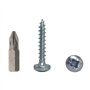 Lot de 50 vis à bois à tête cylindrique DIN 7981 en acier zingué 4