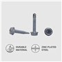 8 x 25 mm pour tôle - Vis à tôle auto-foreuse à tête hexagonale