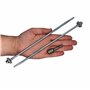 Lot de 40 vis auto-perceuses en acier zingué, tête hexagonale 5,5 x 220 mm avec rondelles EPDM pour fixer des panneaux sandwich 