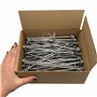 Lot de 50 vis à tête hexagonale autotaraudeuses 6,4 x 190 mm en acier au carbone avec rondelles EPDM pour la fixation de panneau