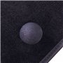 Lot de Tapis fabriqués pour Fiat BARCHETTA de 1995 à 2006 en Moquette de Haute qualité avec Talonnette Gris avec Logo + Bords