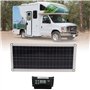 Panneau Solaire, Kit Panneau Solaire Au Silicium Polycristallin 30W 30A 12V 24V, Panneau Solaire Portable Léger Avec Contrôleur 