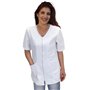 Chemises de travail pour femme avec fermeture à glissière